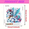 Cartoon Einhorn 5d DIY Diamant Kunst Malerei Kits Teilbohrer Edelstein Kunst 30x30cm