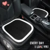 Car Used Black and White Plush Seat Cover Cushion 