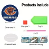 Diamond Painting Acrylic Chicago Bears Diamond Painting Tabletop Ornaments Kit Decor
