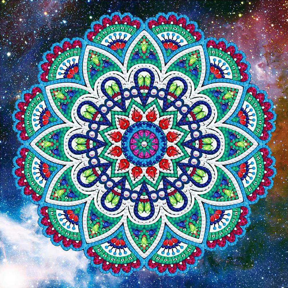 

Mandala Luminous - Special Shaped Diamond Painting - 30*30CM, 501 Original