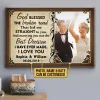 Personalized Photo/Name: Couple Husband Wife God Blessed The Broken Road Vintage Metal Sign//Wooden Signs