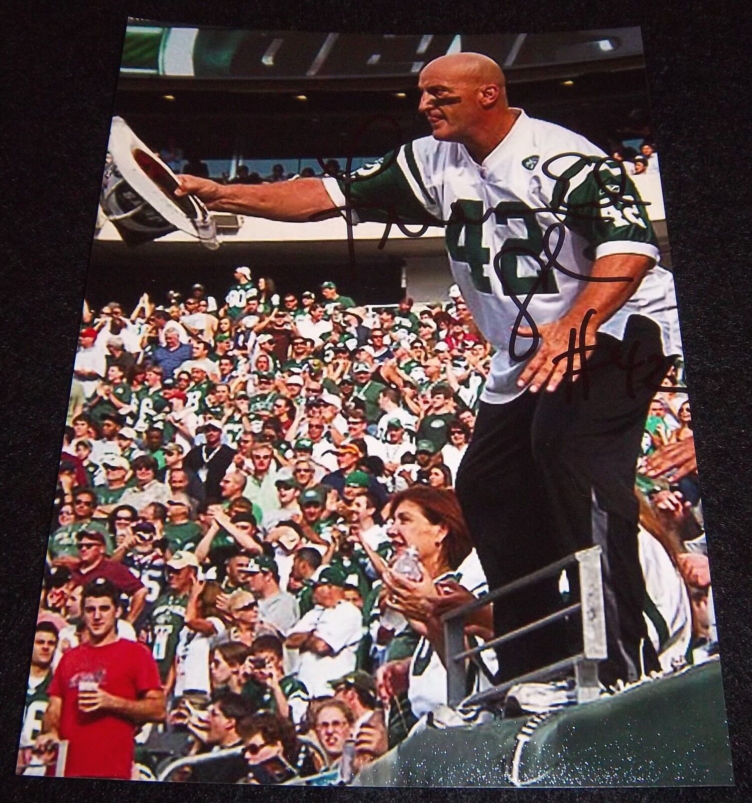 New York Jets Fireman Ed Anzalone Signed Autographed 5x7 Photo Poster painting HOF FDNY