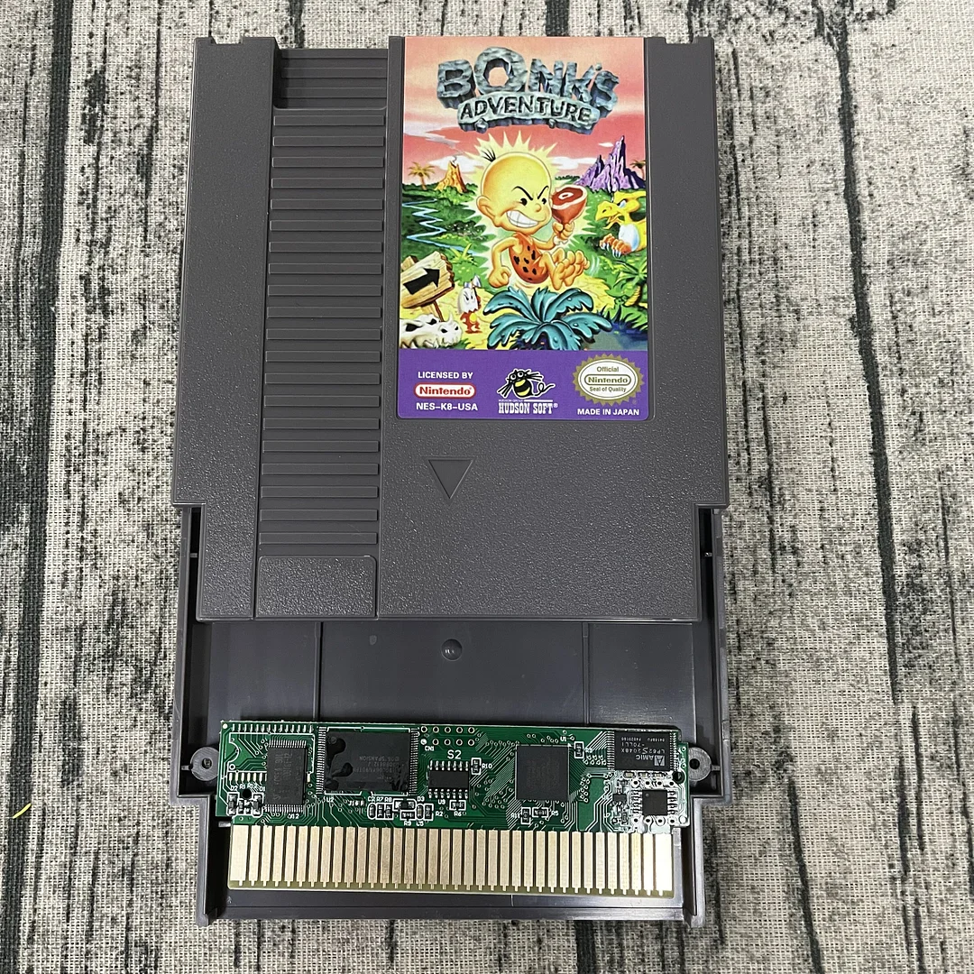USA Warehouse - Bonk's Adventure NES For Nintendo Entertainment System - 8 Bit Game Cartridge