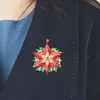 4Pcs Acrylic Special Shaped Christmas Star 5D DIY Diamond Art Brooch Jewelry Kit