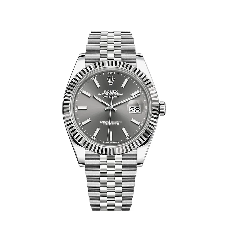 Rolex Datejust 41 Oystersteel and white gold M126334-0014