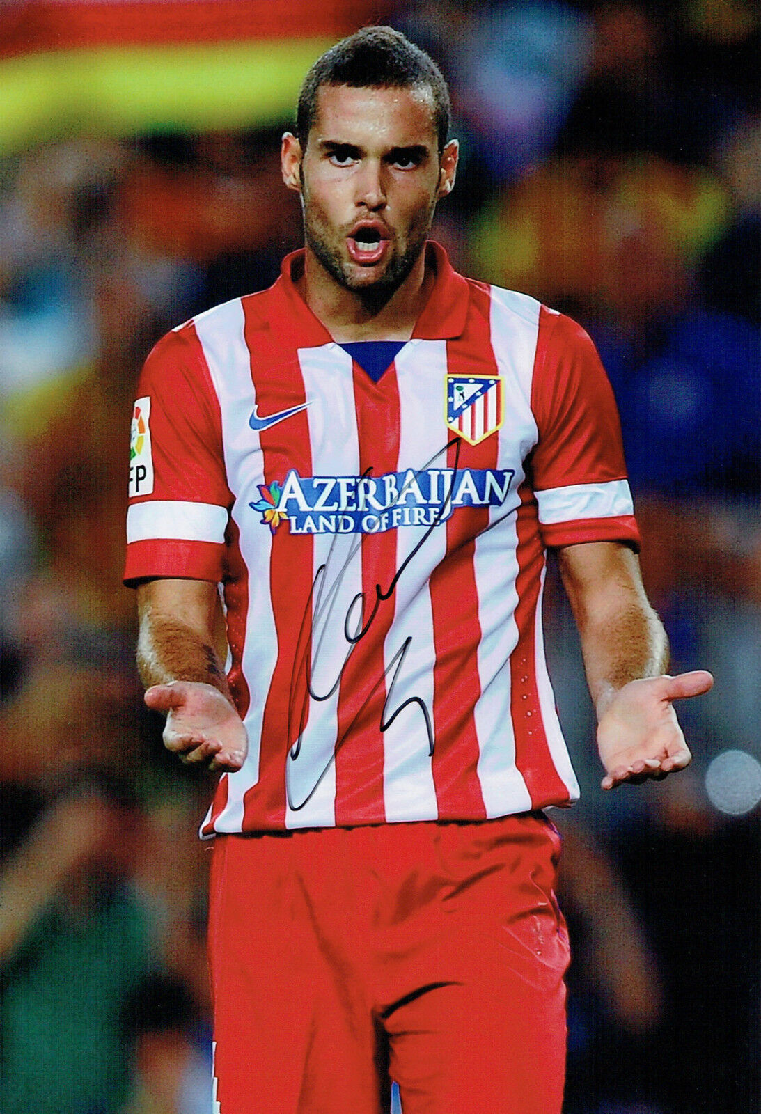 Mario SUAREZ Signed Autograph 12x8 Photo Poster painting Athletico Madrid Football AFTAL COA