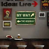 My Way The Highway - Vintage Metal Signs(8*12Inch)  - Warning