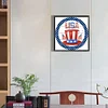5D DIY Full Round Drill Diamond Painting Independence Day Kit Home Decor(NH3447)