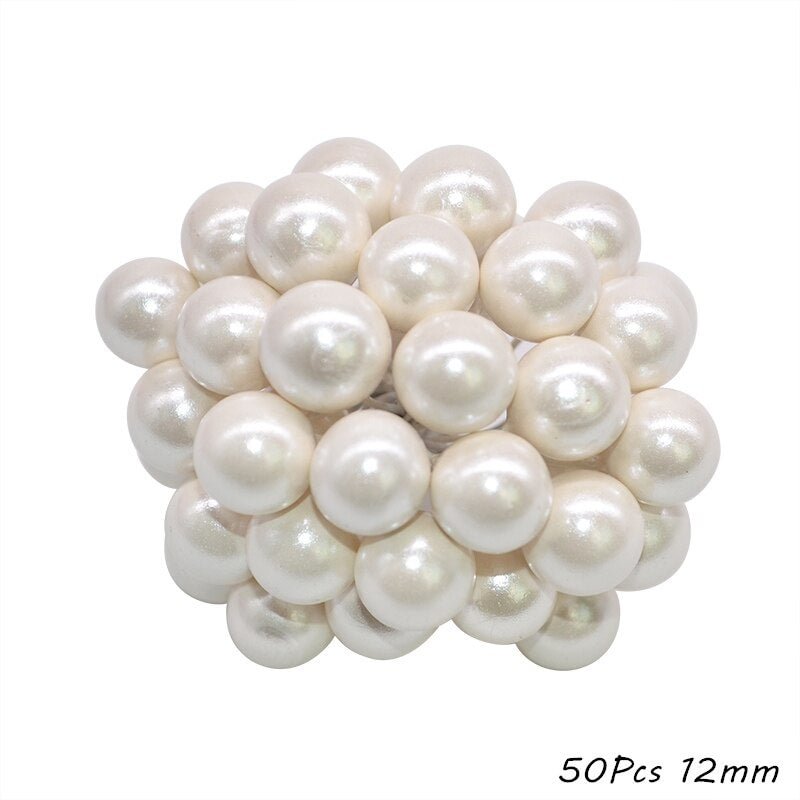 White Theme Artificial Flower Cherry Stamen Berries Bundle DIY Christmas Decoration Wedding Cake Gift Box Wreaths Xmas Decor