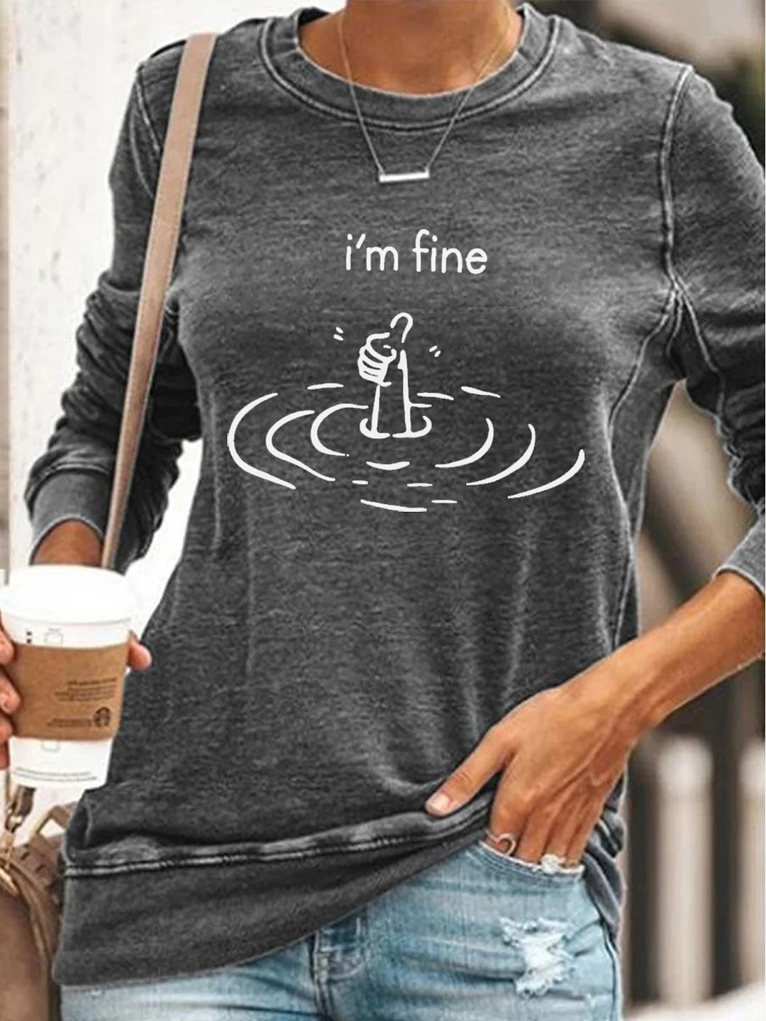 I'm Fine Sweatshirt