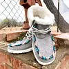 Women's Shoes Beaded Shoes Moccasin