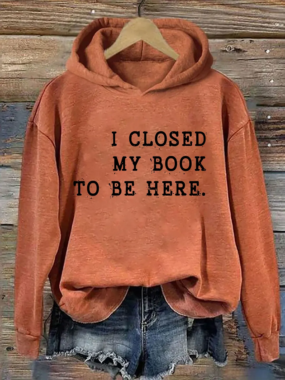 I Closed My Book To Be Here Hoodie