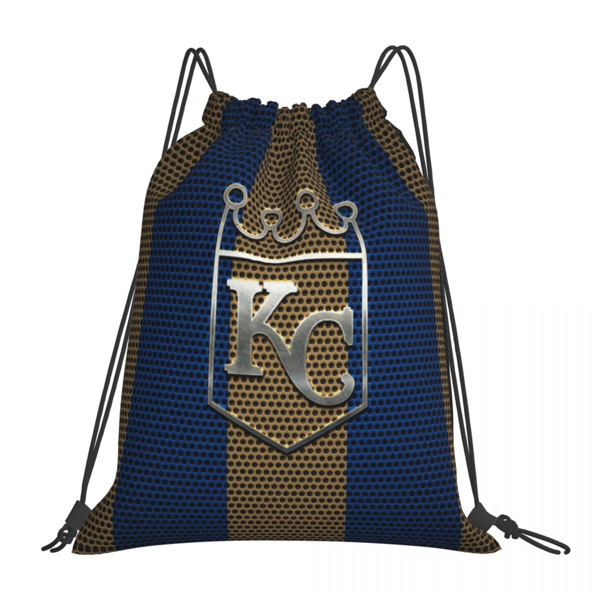 Kansas City Royals Mesh Design Drawstring Bags for School Gym