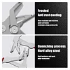 Fastener Clip Removal Pliers with Spring-Loaded Lever Auto Fastener Clip Removal Tool 17-4 Stainless Steel for Rivets Stubborn Clips Dashboard Door Panel