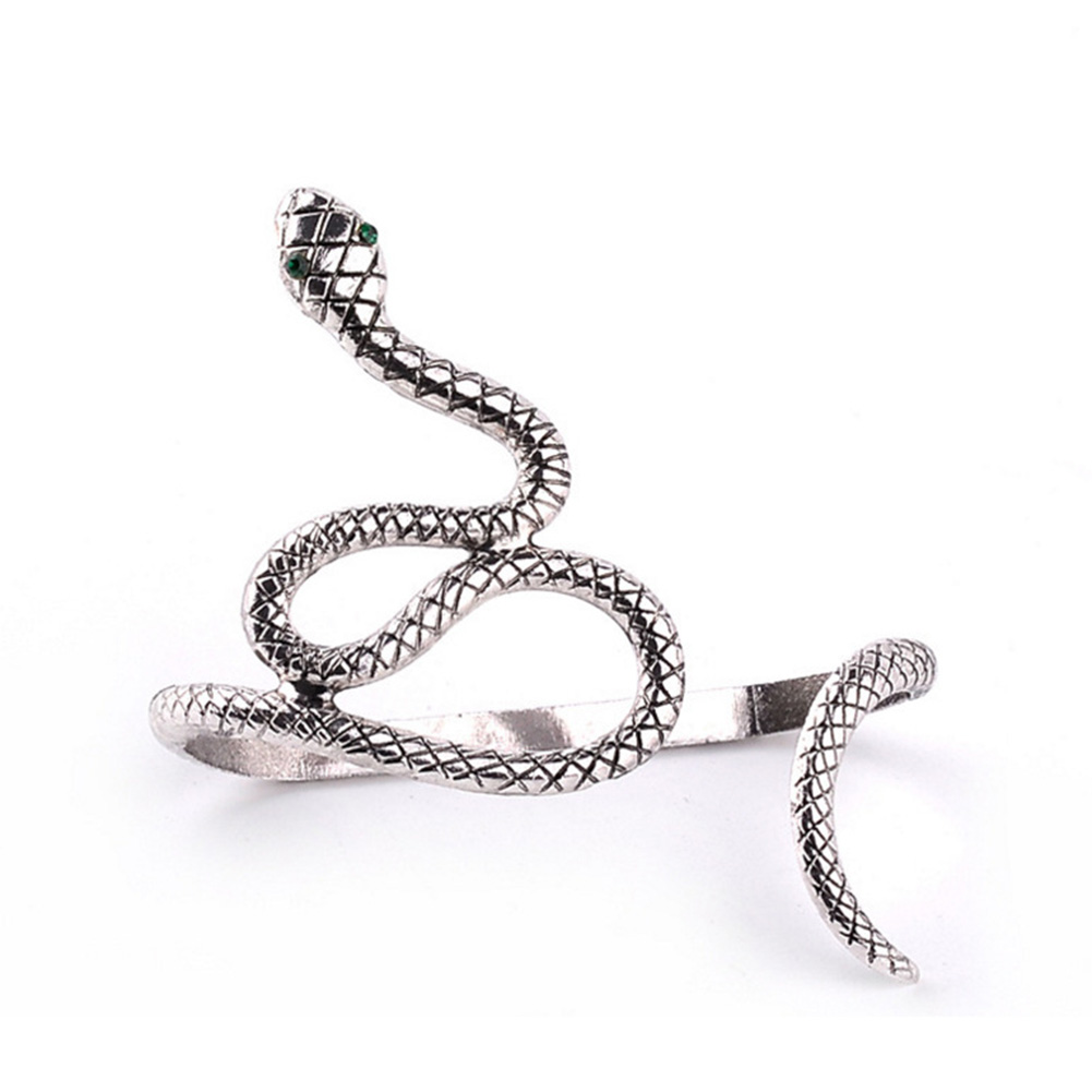 

Fashion Snake Bracelet Animal Cuff Bangles Charm Jewelry for Women Gifts, Silver, 501 Original