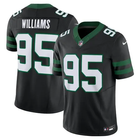 Men's New York Jets Quinnen Williams  Legacy Black Alternate Vapor F.U.S.E. Limited Jersey