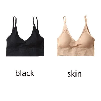 1/2 pcs Sexy Women Top Bras For Women Underwear Top Female Seamless Bra Backless Wirefree Push Up Bralette Brassiere Bra