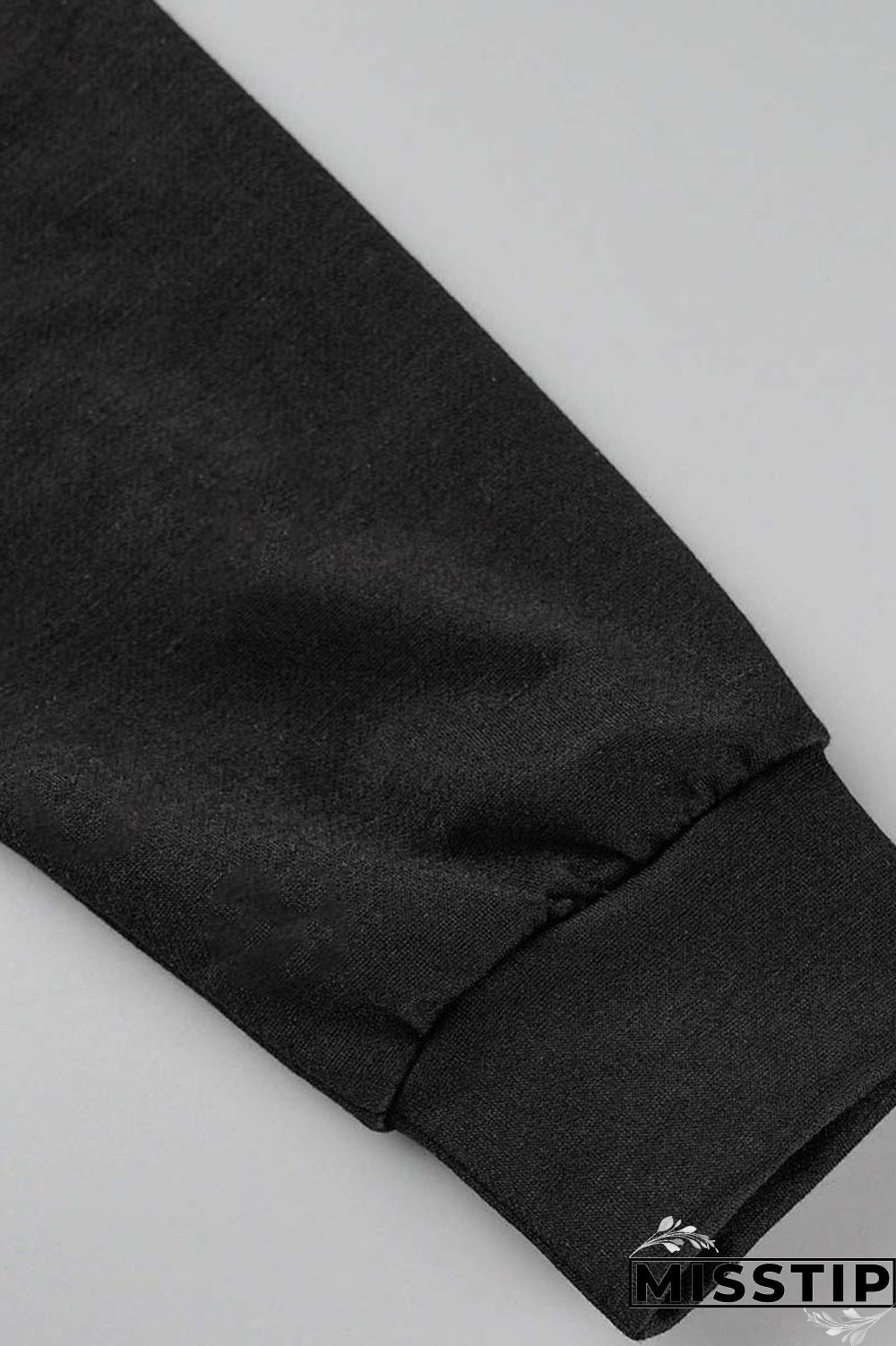 Blue Casual Letter Print Patchwork O Neck Long Sleeve Two Pieces