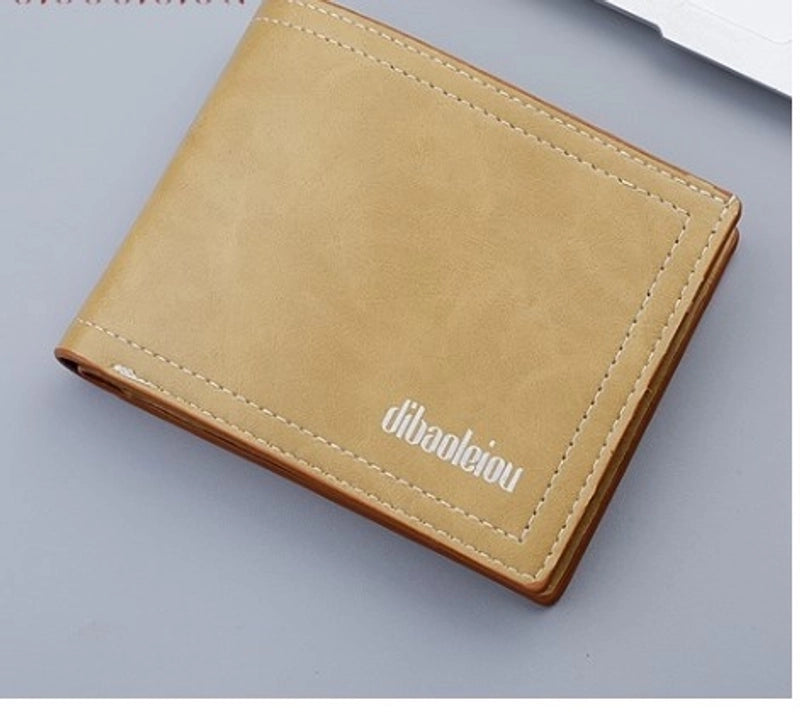 Men’s Solid Color Pu Leather Wallets
