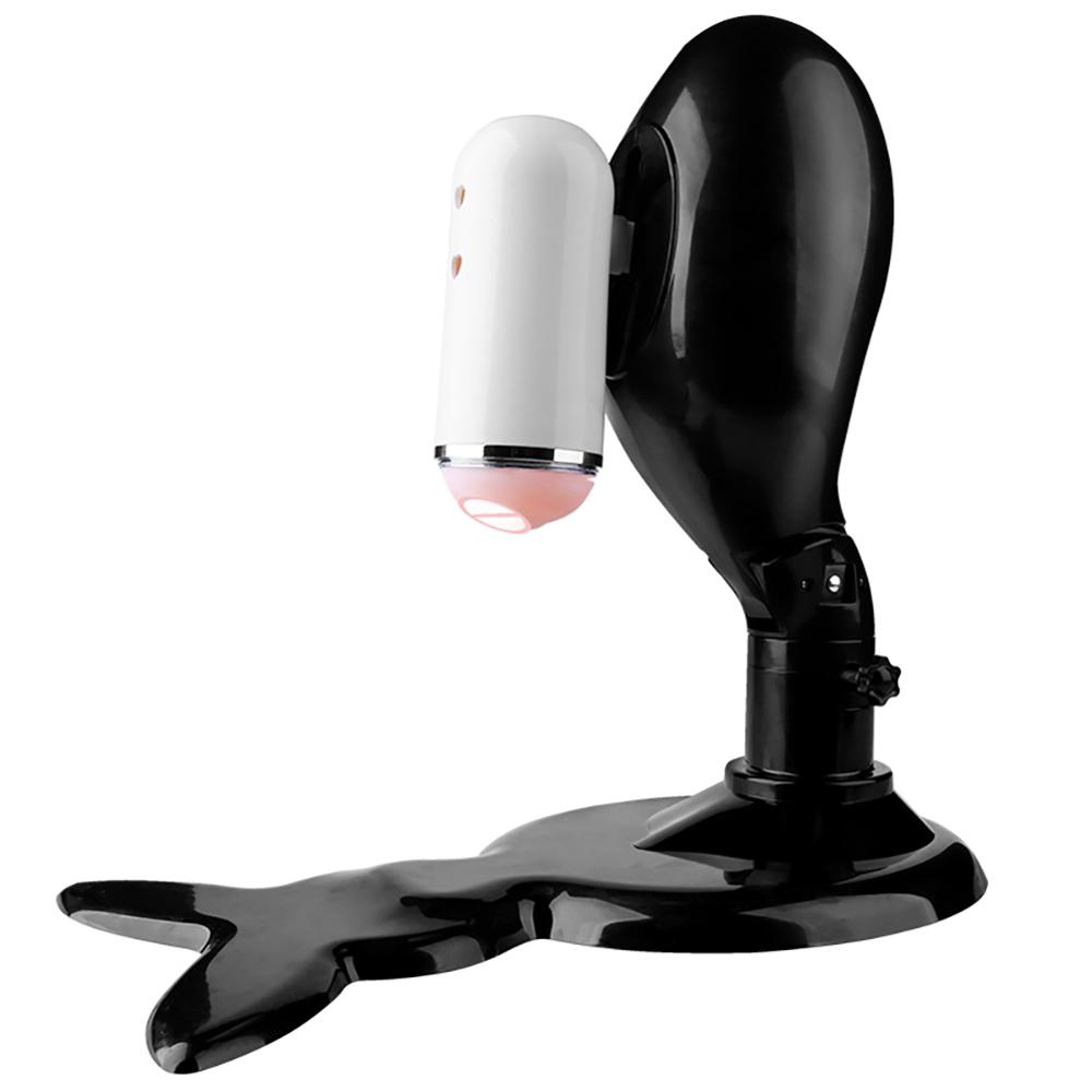 Mizzzee Male Masturbator Male Electric Handsfree Cup Aircraft Appliance Pocket Toy Funny Erotic Male Realistic Cat Wide Angle Adjustment for More Poses