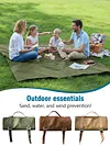 Foldable Thick 600D Oxford Camping Mat Waterproof for Camping Hiking Backpacking