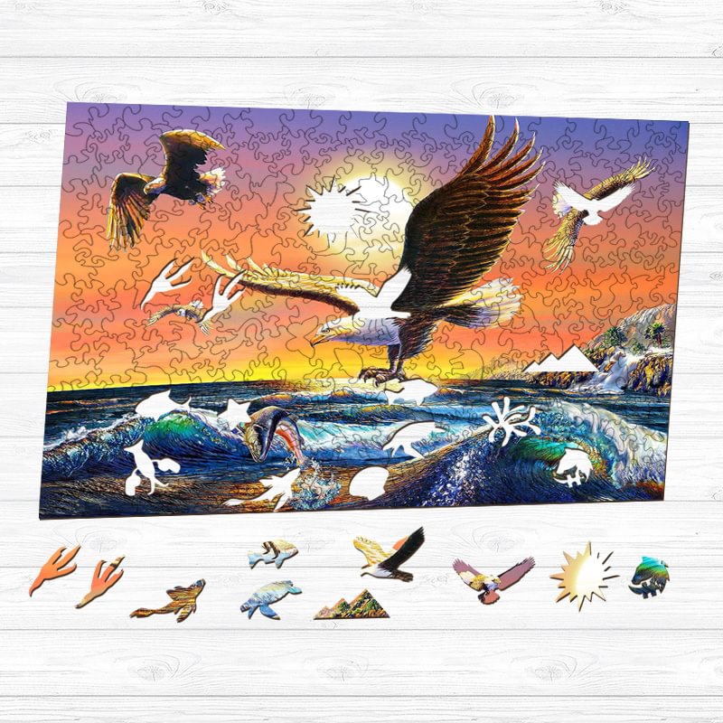 Ericpuzzle™ Ericpuzzle™Eagles Wooden Puzzle