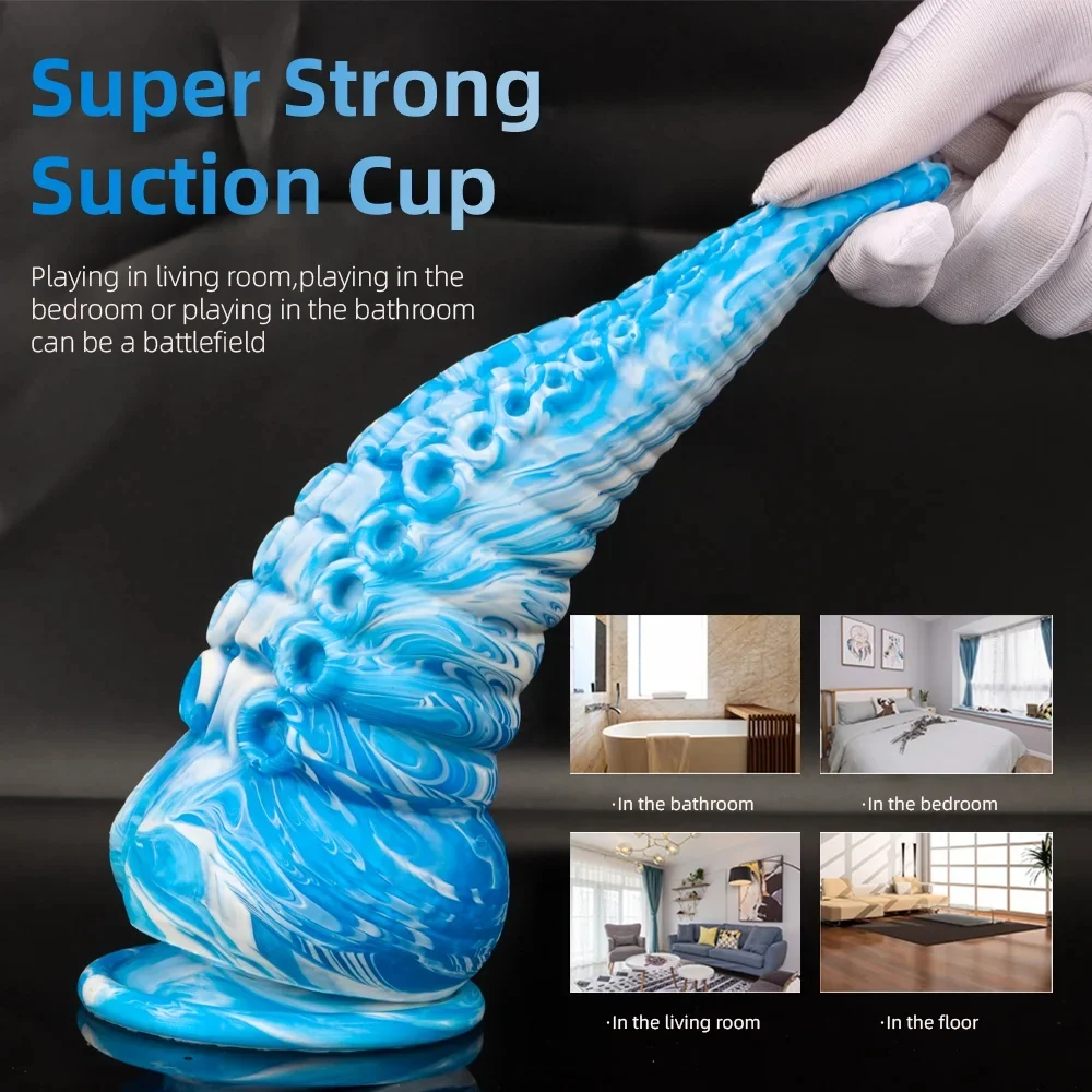 Huge Tentacle Dildos Vaginal G-spot Anal Sex Toys With Suction Cup