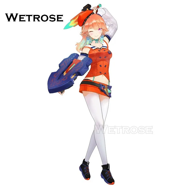 【Deposit-Poll】Wetrose Takanashi Kiara Hololive EN Vtuber Cosplay Costume