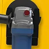 Metal Angle Grinder Holder with Cord Hanger Wall Mount Angle Grinder Tool Stand