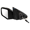 TRQ Left Mirror Manual with Textured Cover Drivers Side Compatible with 2008-2011 Ford Focus FO1320330