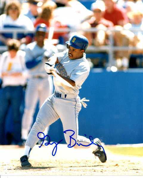 Greg Briley Seattle Mariners Autographed Signed 8x10 Photo Poster painting CFS COA