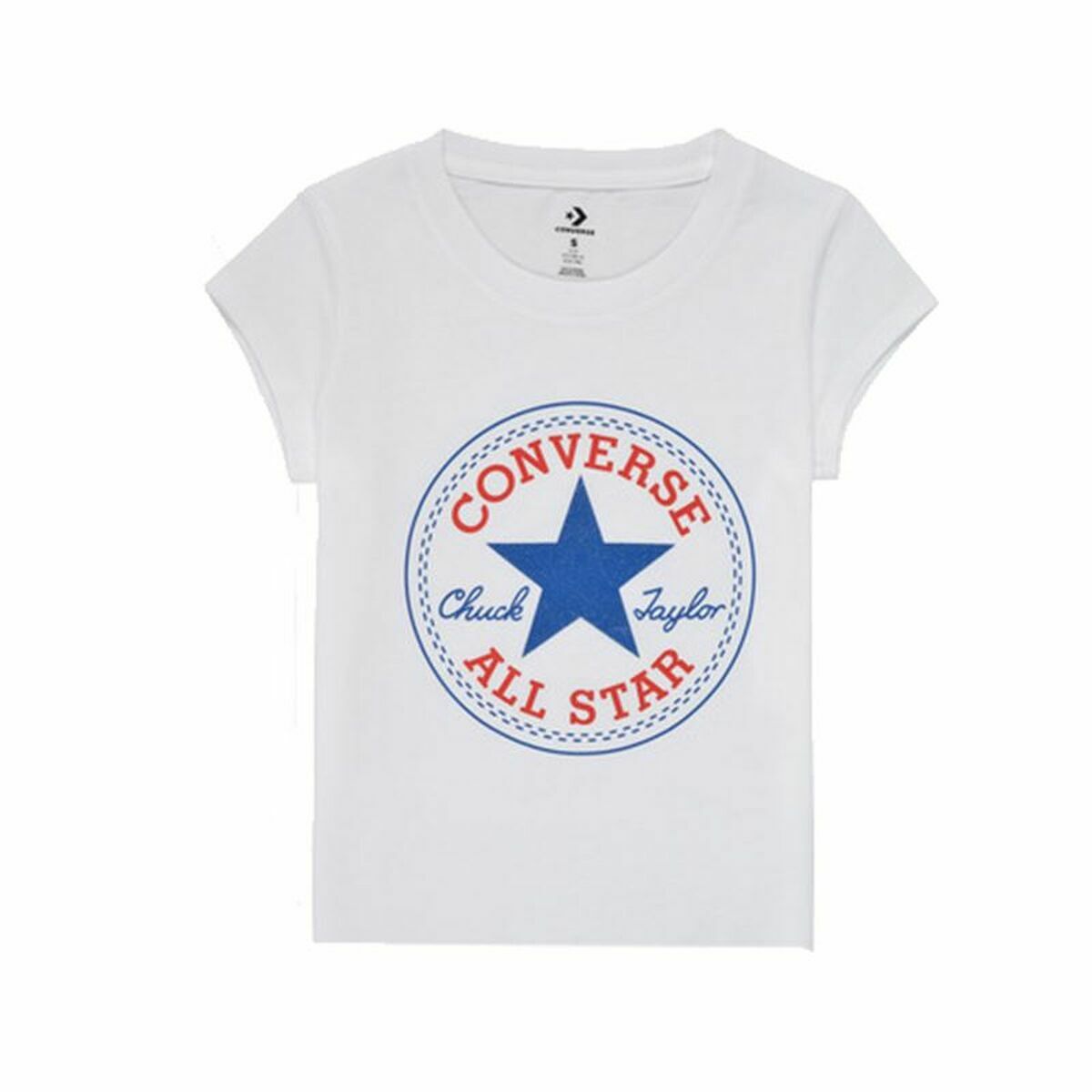 Men&rsquo;s Short Sleeve T-Shirt Converse Timeless White