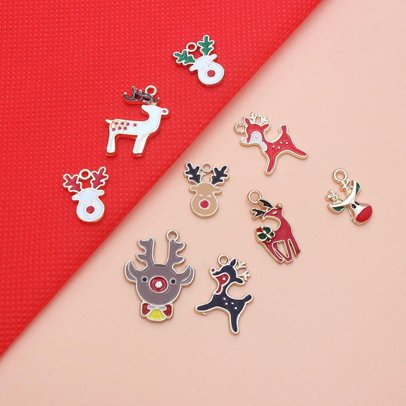 10 PCS/Package 20 * 27mm Alloy Deer Elk Pendant Jewelry Accessories