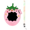 Protective Skin Cover with Lanyard Cute Protective Cover Strawberry Design Protector Sleeve Skin for Tamagotchi Paradise Electronic Pet