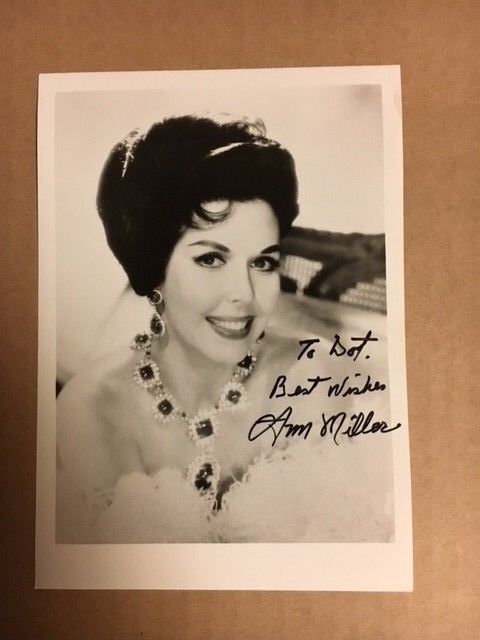 Ann Miller Signed 5x7 Vintage Lovely Photo Poster painting Auction House COA