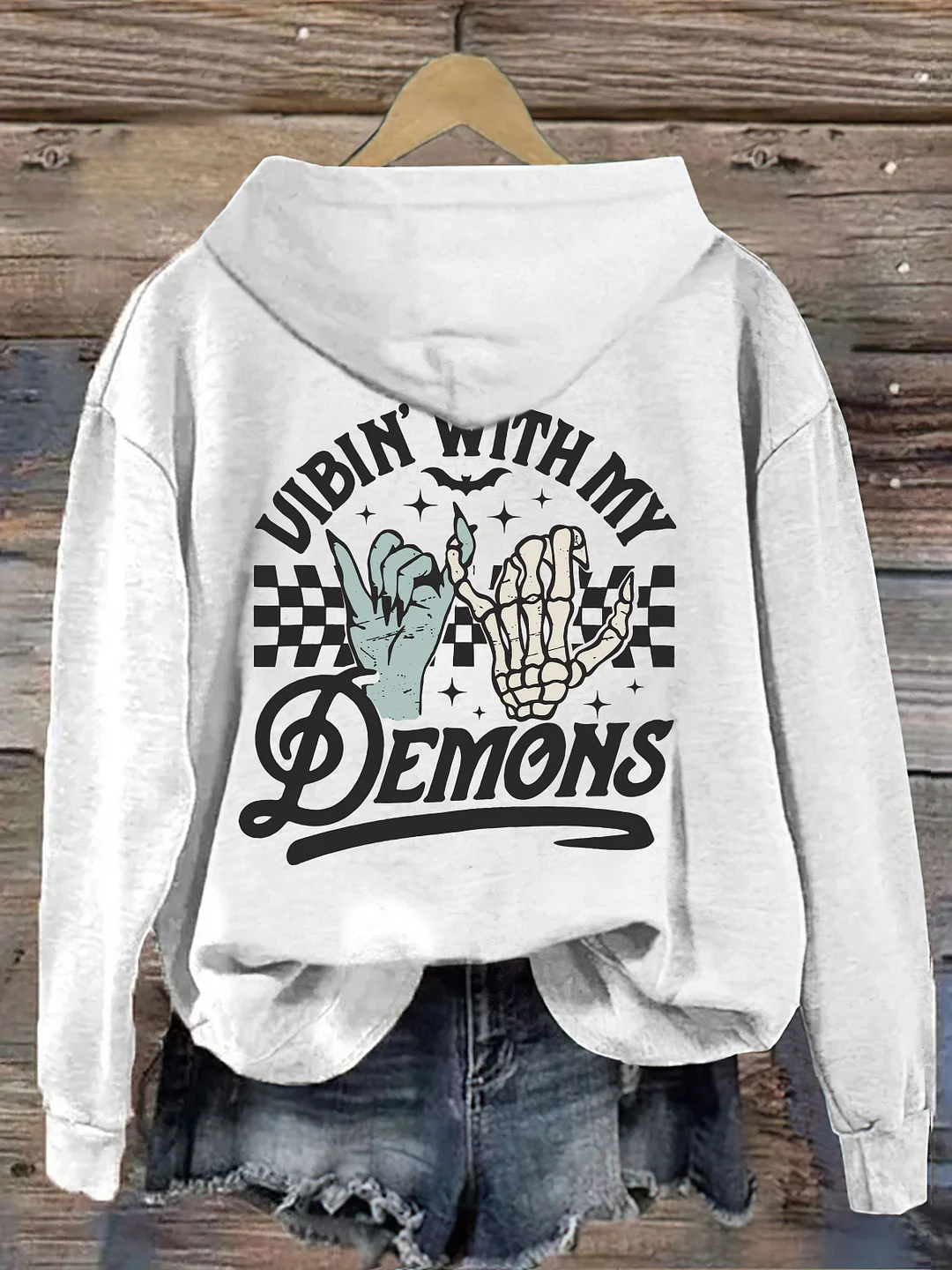 Vibin&rsquo; With My Demons Hoodie