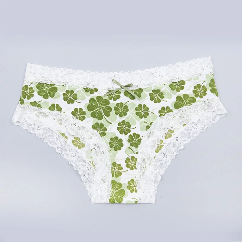 Women's Underwear Sexy Lace Panties Fashion Comfortable Leopard Briefs Low Waist Seamless Underpants Female Sexy Lingerie