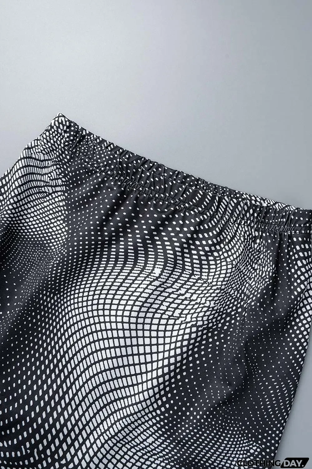 Grey Casual Street Polka Dot Hollowed Out Half A Turtleneck Long Sleeve Two Pieces