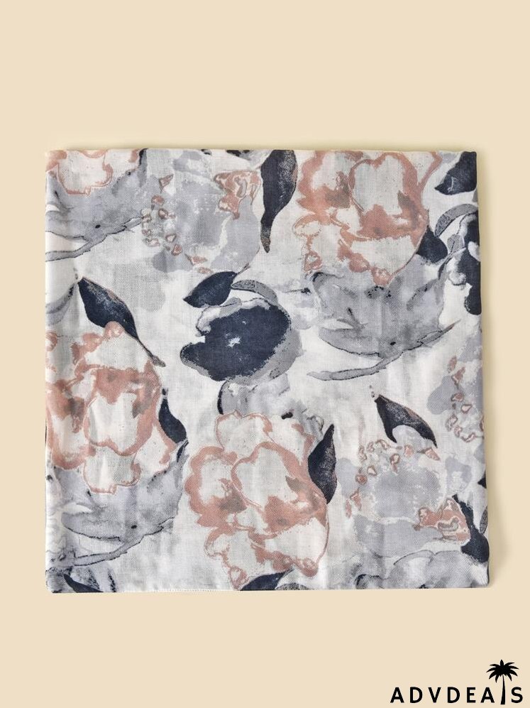 Floral Pattern Scarf