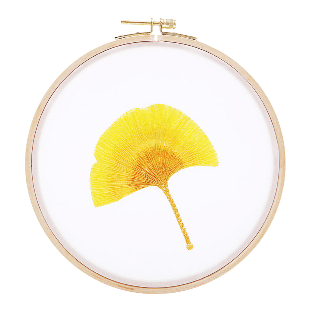 

Ginkgo Leaf - Embroidery - Cross Stitch, 501 Original