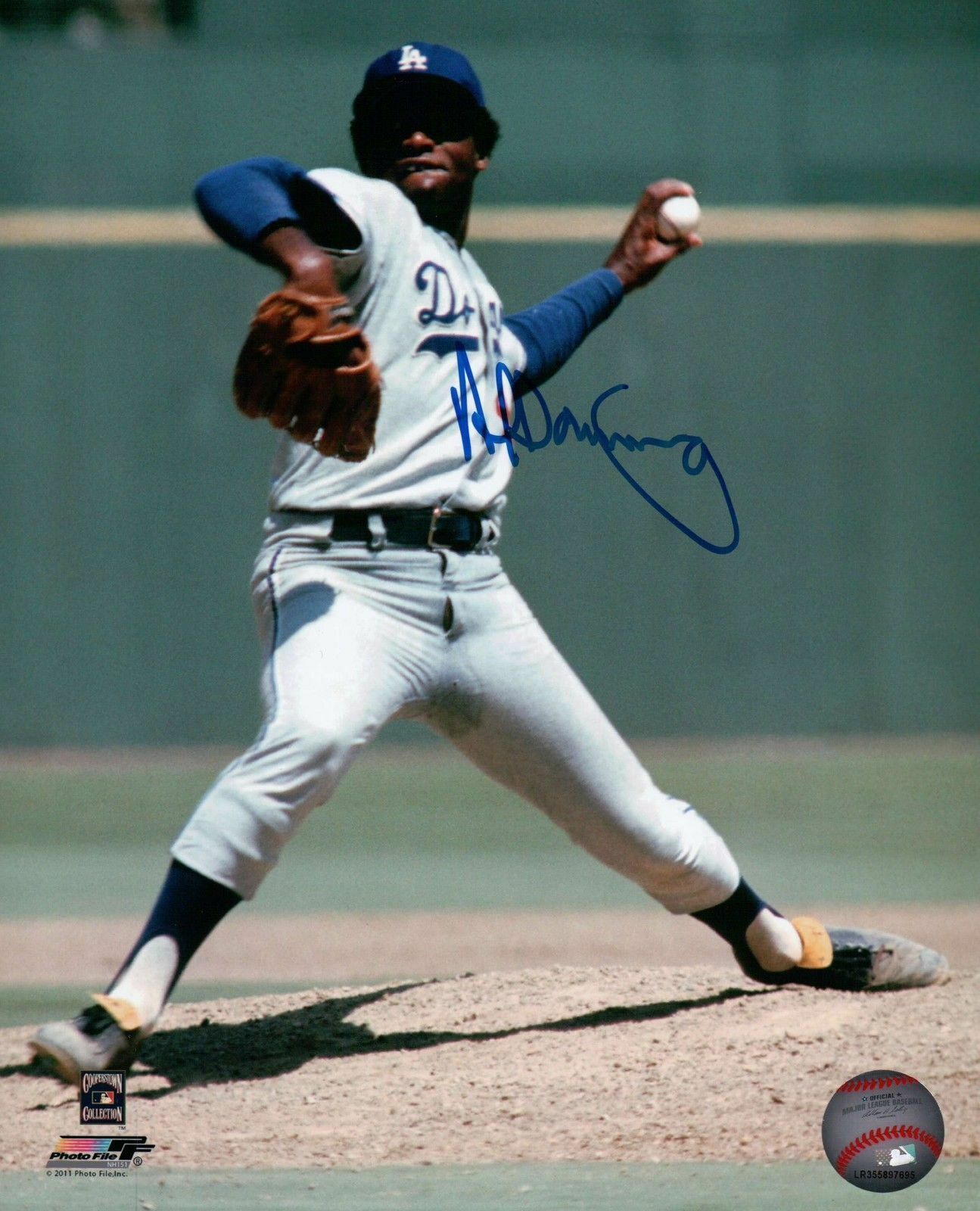 Al Downing Signed 8X10 Photo Poster painting Autograph LA Dodgers Road Pitching Auto w/COA