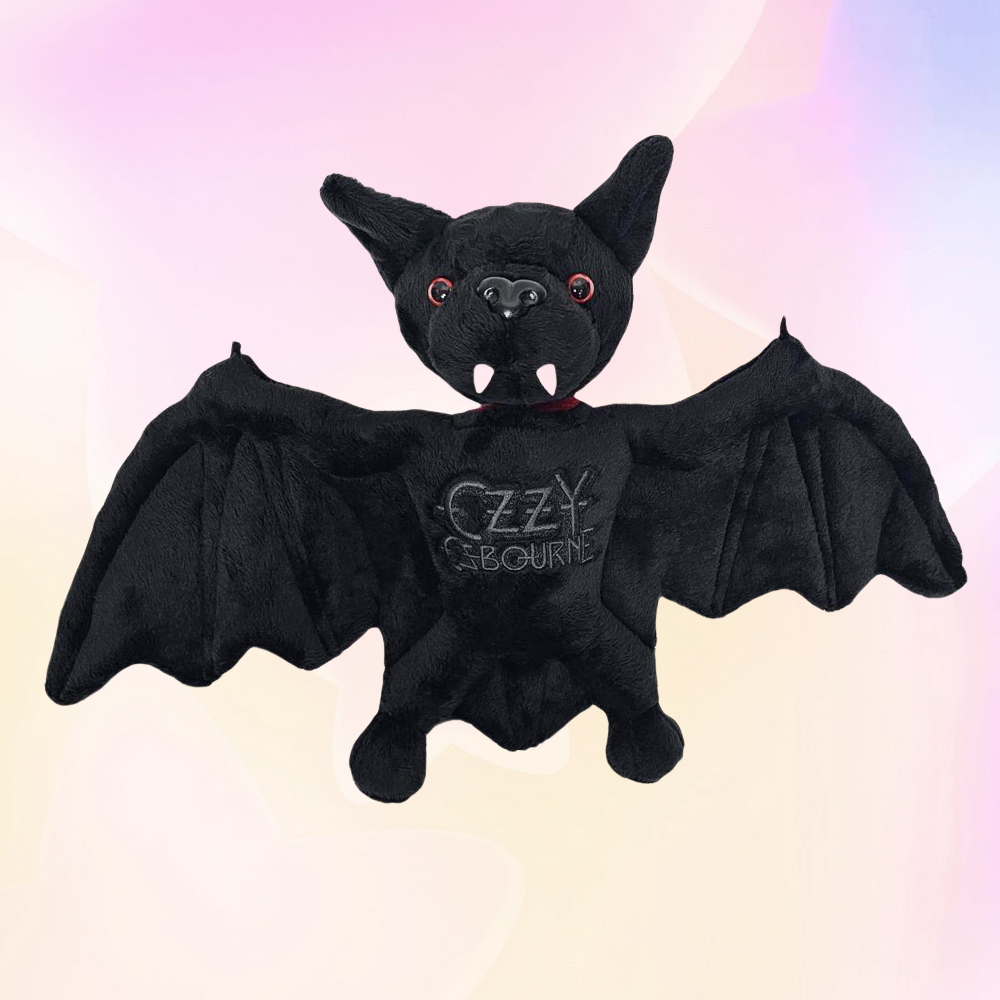 ozzy osbourne bat plush 1pcs White-Lily-Cookie-Plushies