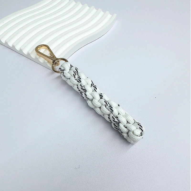 Miu Home Bag Hanging Hot Handmade Braided Pendant Colorful Fashionable Unique Key Shape Car Keychain