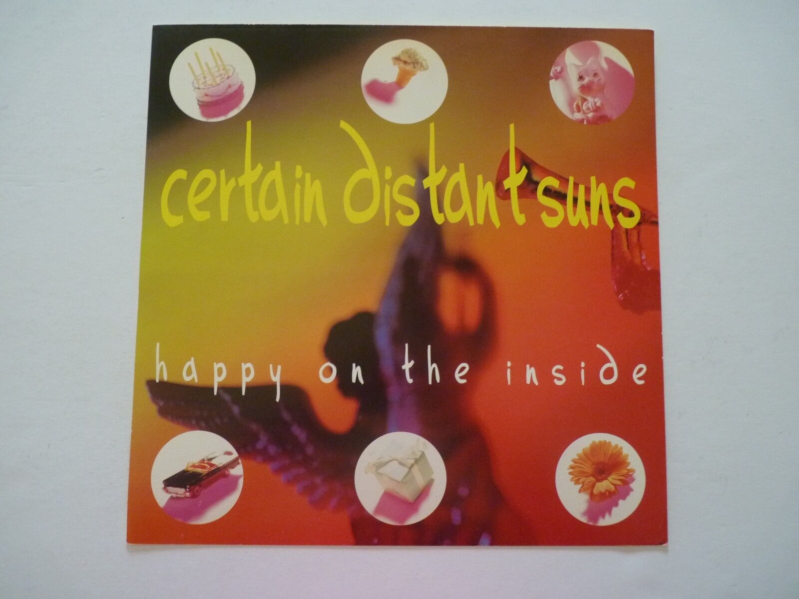 Certain Distant Suns Happy on the Inside LP Record Photo Poster painting Flat 12X12 Poster