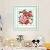 Flower - 9CT Partial Beaded Cross Stitch Kit(36x36cm)