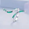  925 Sterling Silver Snake Wrap Ring