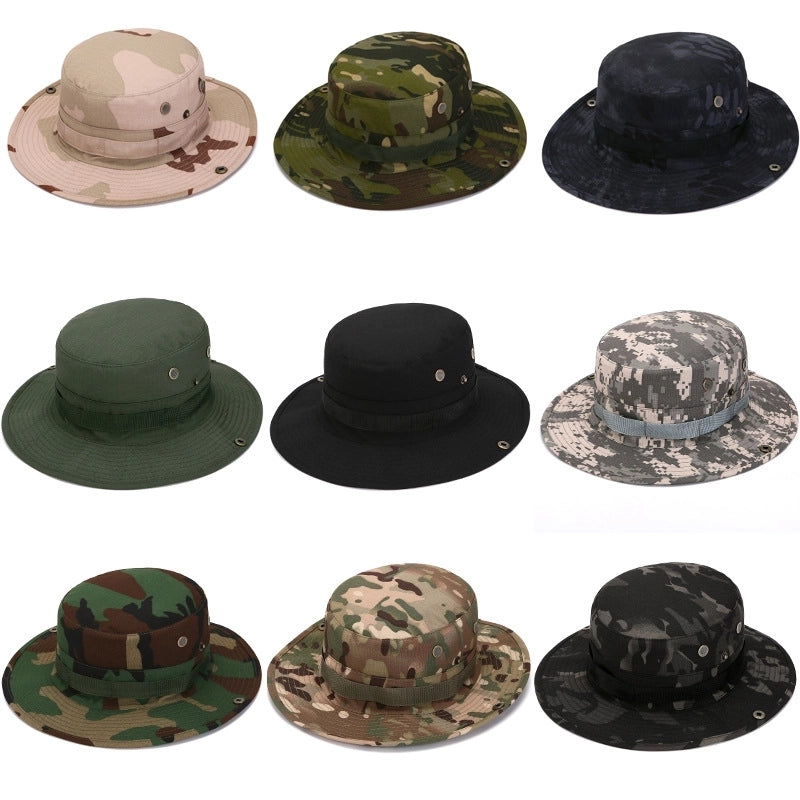 Suppliers Outdoor Camping Camouflage Hat Fishing Hat Travel Fisherman Hat Beni Hat Men And Women Sun Protection Hat
