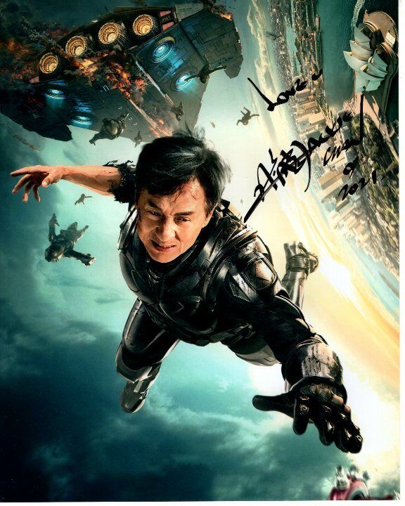 JACKIE CHAN signed autographed 8x10 BLEEDING STEEL LIN DONG Photo Poster painting