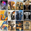 Elephant | Full Round/square Diamond Painting Kits | 50x70cm