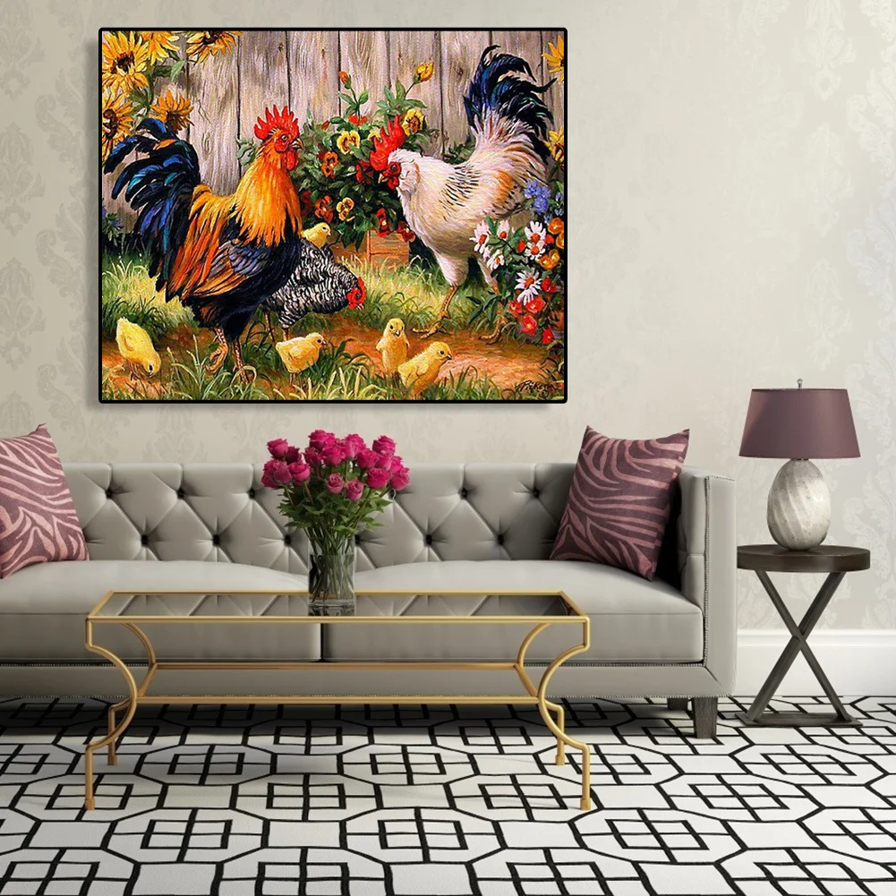 Chicken - Paint By Number(40*50cm)